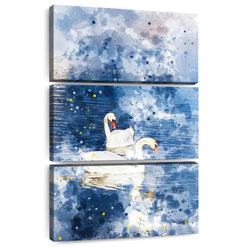 Brampt Swans Amour, H 32 po x l 20 po