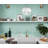 11"X 12.6" Herringbone Polished Glass Mosaic Tile-61266922