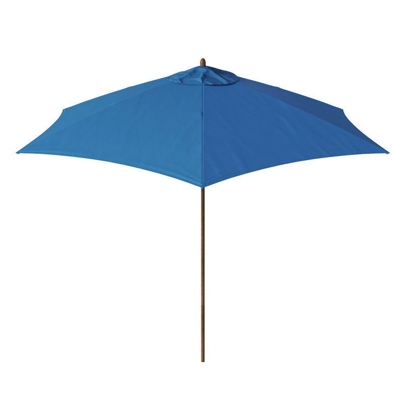 Parasol de marché Henry Street, Bleu pacifique - polyester