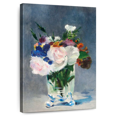 Harnek Flowers In A Crystal Vase 1882