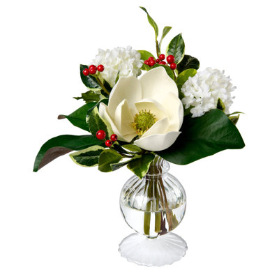 Magnolia Faux Floral in Vase