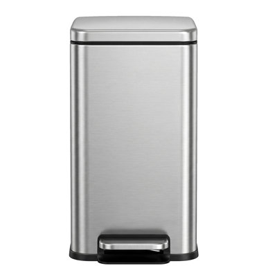 Steel Step On Kitchen Trash Can