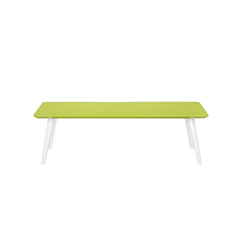     Table basse à 4 pieds Pangea Home Hal - Table basse moderne Mid-Century - Table d'appoint de salon rétro - Table verte