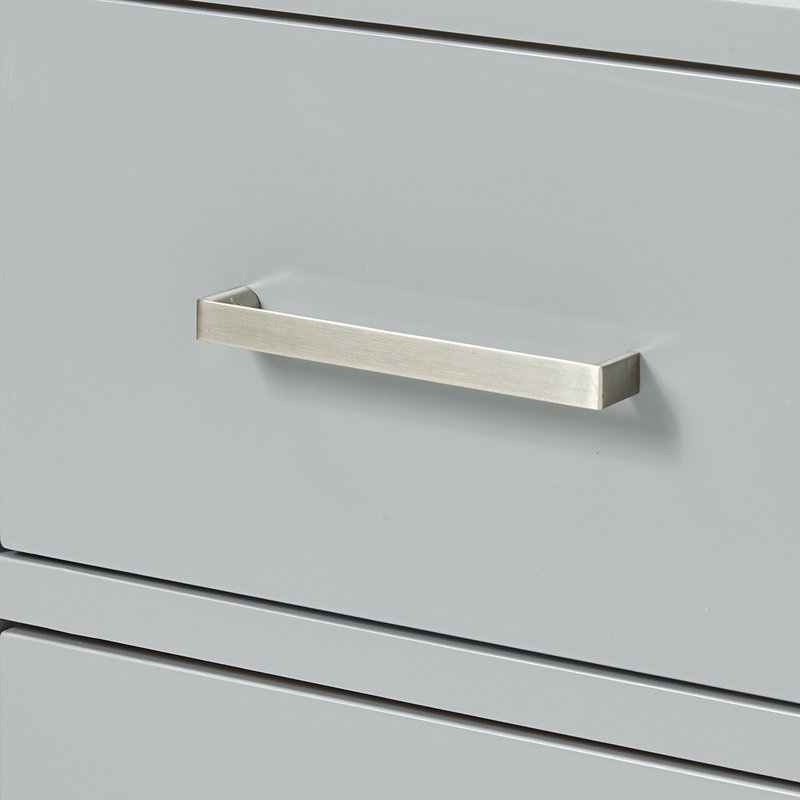 31'' W Single Vanity, Gray, Brushed Nickel