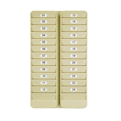 24 Pocket Badge Rack