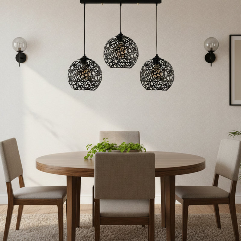 Joshim 3 - Light Kitchen Island Tiered Chandelier