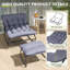 Chaise berçante surdimensionnée et repose-pieds surdimensionnés-1410280293