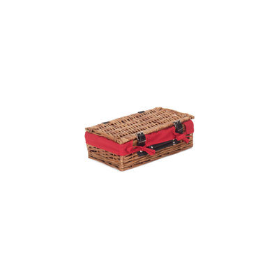Wicker Lined Packaging Gift Hamper Basket