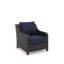 Fauteuils club d'extérieur en osier Rienelt-233492531
