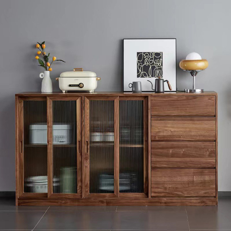 Armoire latérale multifonctionnelle simple de style moderne, 35.43" H x 70.87" W x 15.75" D