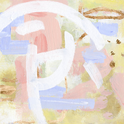 Champagne Blush III 1 Piece Wrapped Canvas Painting
