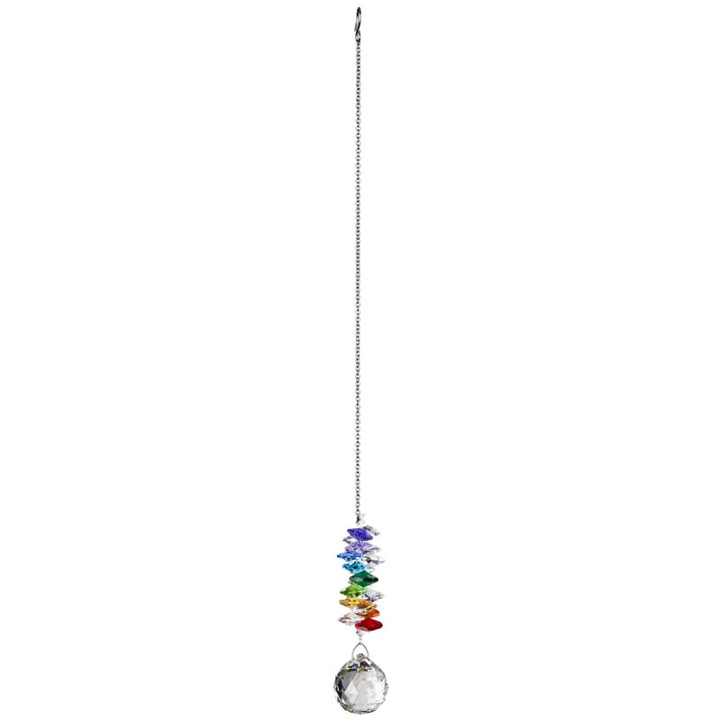 Boule de cristal cascade de glace, Arc-en-ciel, 3.5" H x 1" W x 1" D