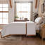 Ensemble de housse de couette White Hotel Collection avec bride contrastante, coton à longues fibres à densité de tissage 400 fils, certifié OEKO-TEX-107209593-107209592