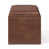 Distressed Saddle Brown Faux Leather selected