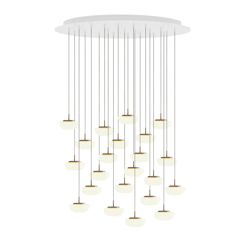 Kiki Cluster, 5.3" H x 22.4" W x 22.4" D, 21 Lights