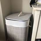 Sand & Stable Bamboo Rectangular Hamper & Reviews | Wayfair