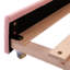 Lit de jour rose accrocheur avec lit gigogne coulissant et chariot à énergie double rembourré molleton-2147278080-2147278086