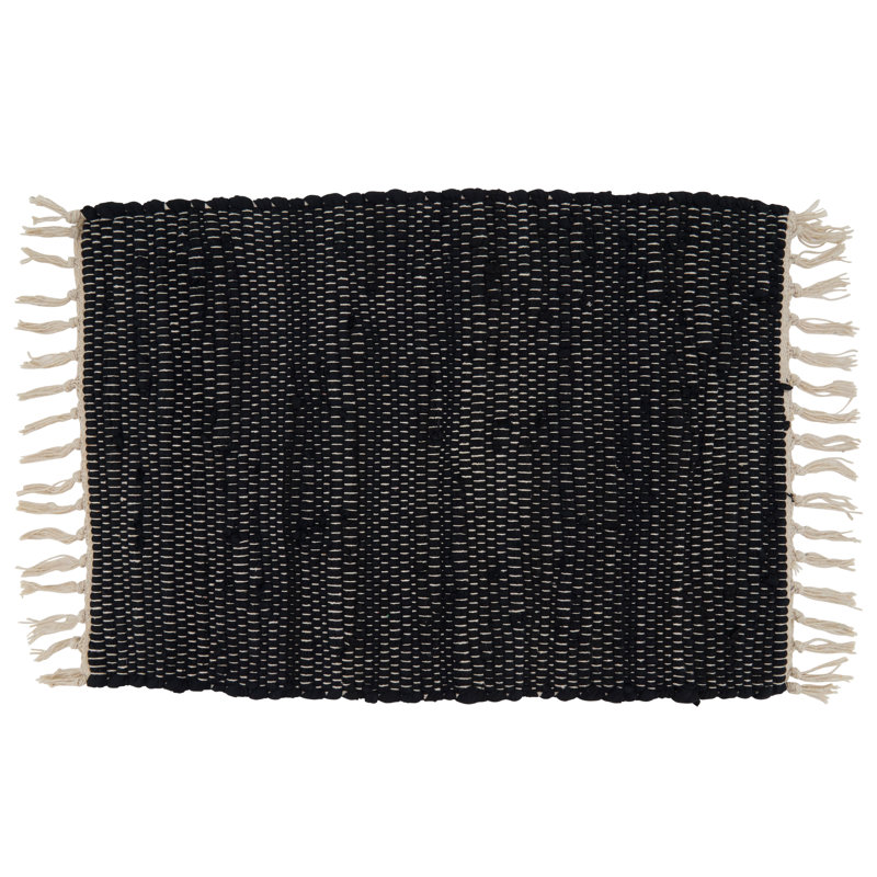 Ensemble de 4 napperons noirs Chindi Design