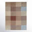 Rectangle Clements géométrique recyclé P.E.T. Tapis rouille / bleu / brun-673009099