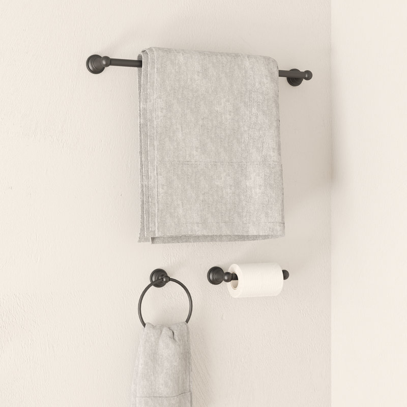 Forious 3 - Piece Bathroom Hardware Set, Brushed Nickel