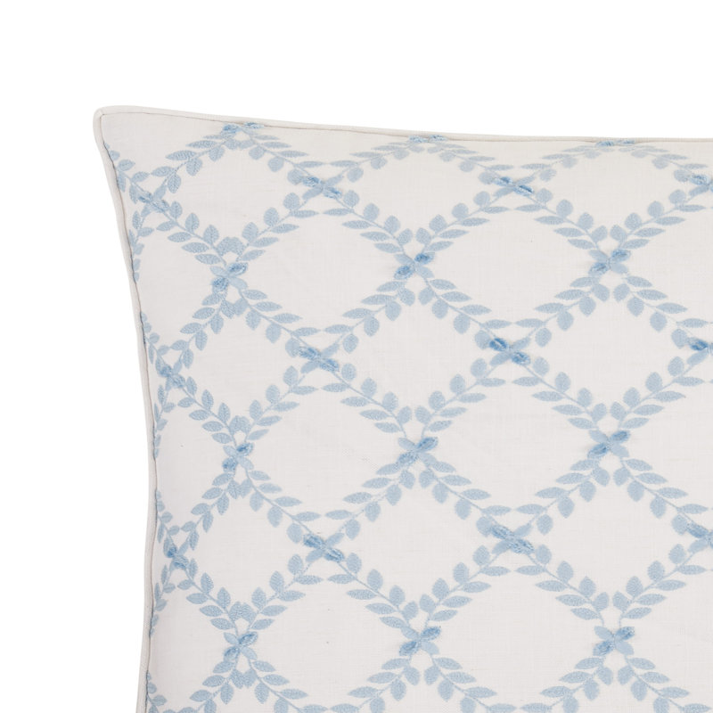 Dominca Embroidered Lattice Euro Sham