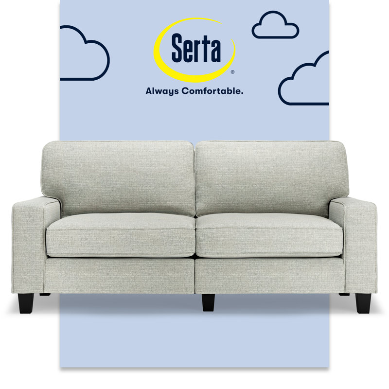 Canapé Serta Palisades, Mélange de polyester gris galet