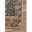 Tapis gris / beige / rouge tissé à la machine Moloney-418035630