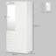 Arvil 2 Door Manufactured Wood Wardrobe