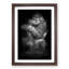 Lowland Gorilla in Abstract - Framed Print-55577391-55577390