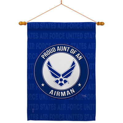 Double Sided 40'' H x 28'' W Polyester Flag Set