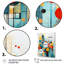 «Laycee Blue Mid Century Midcentury Mosaic II», reproduction d'art sur toile encadrée-411468242-411468246