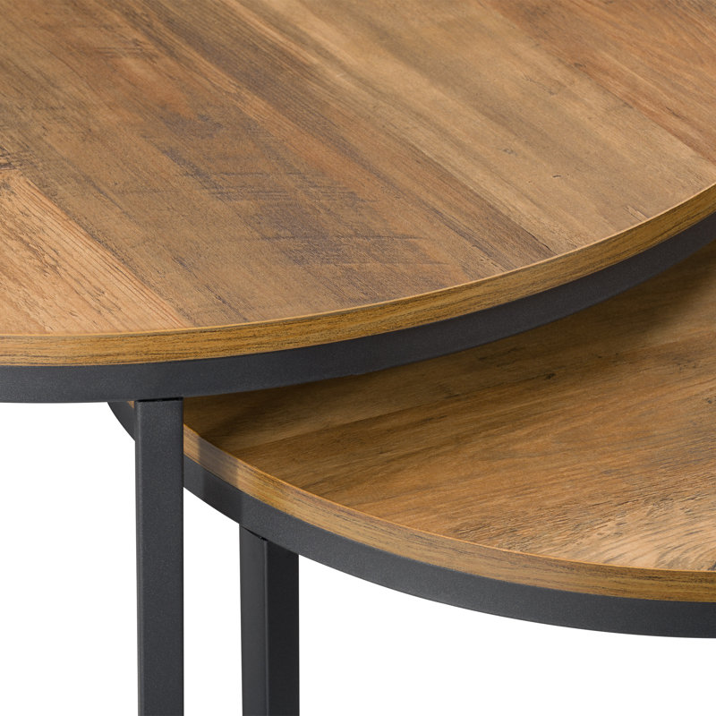 Tables gigognes Allenhurst, Brun, Noir