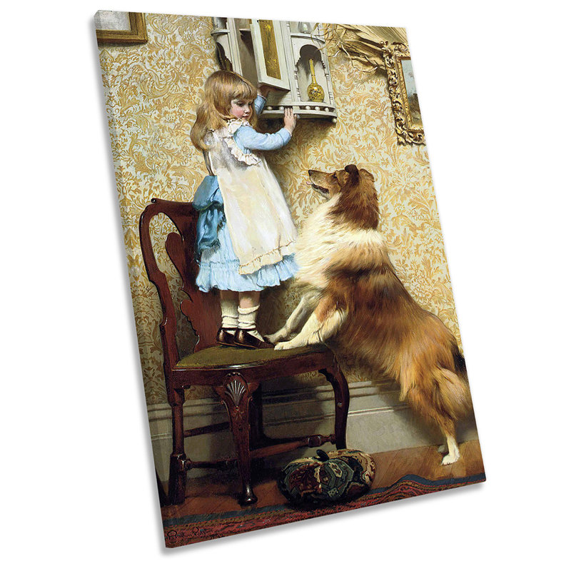 Charles Burton Barber A Secret Place - Wrapped Canvas Print, 91.4cm H x 61cm W x 4cm D
