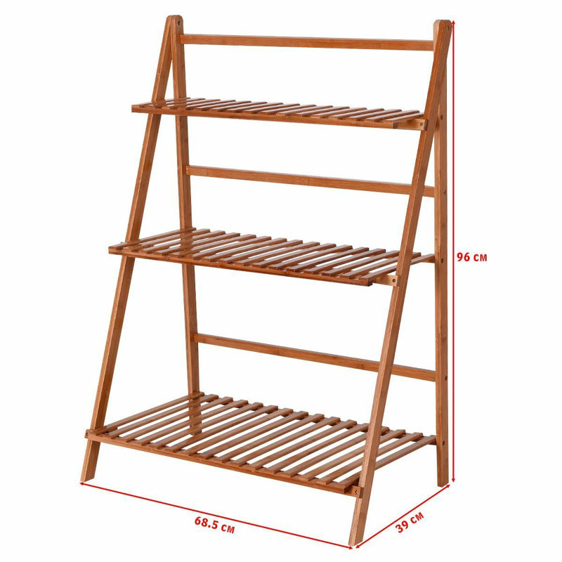 Wood Weather Resistant Plant Stand