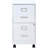 Locking Metal File Cabinet With Mobile Casters For Office Organization And Document Security-114609447