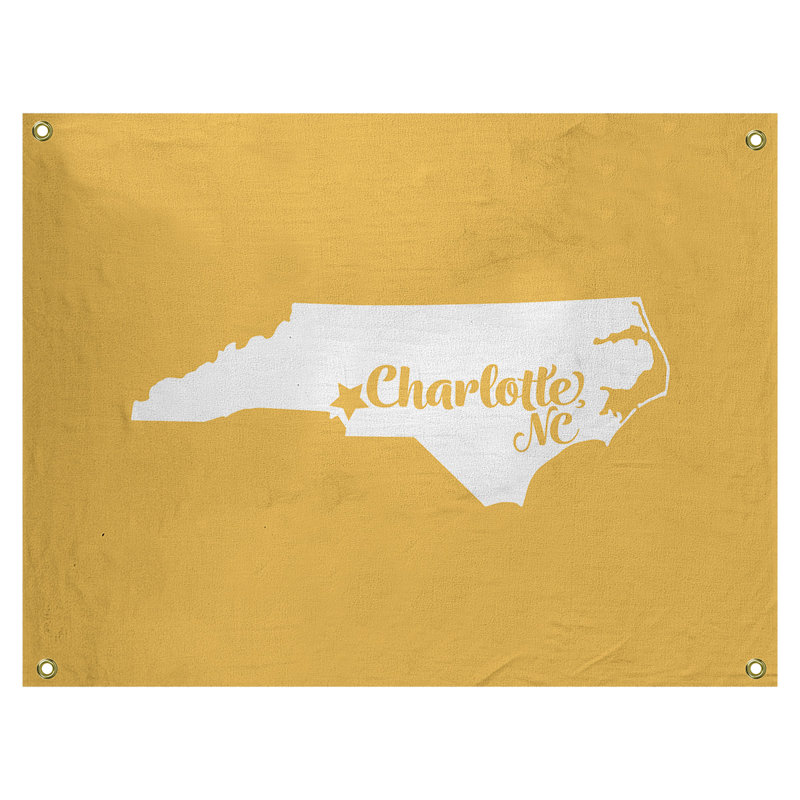 Polyester Tapestry, 26" H x 36" W, Yellow