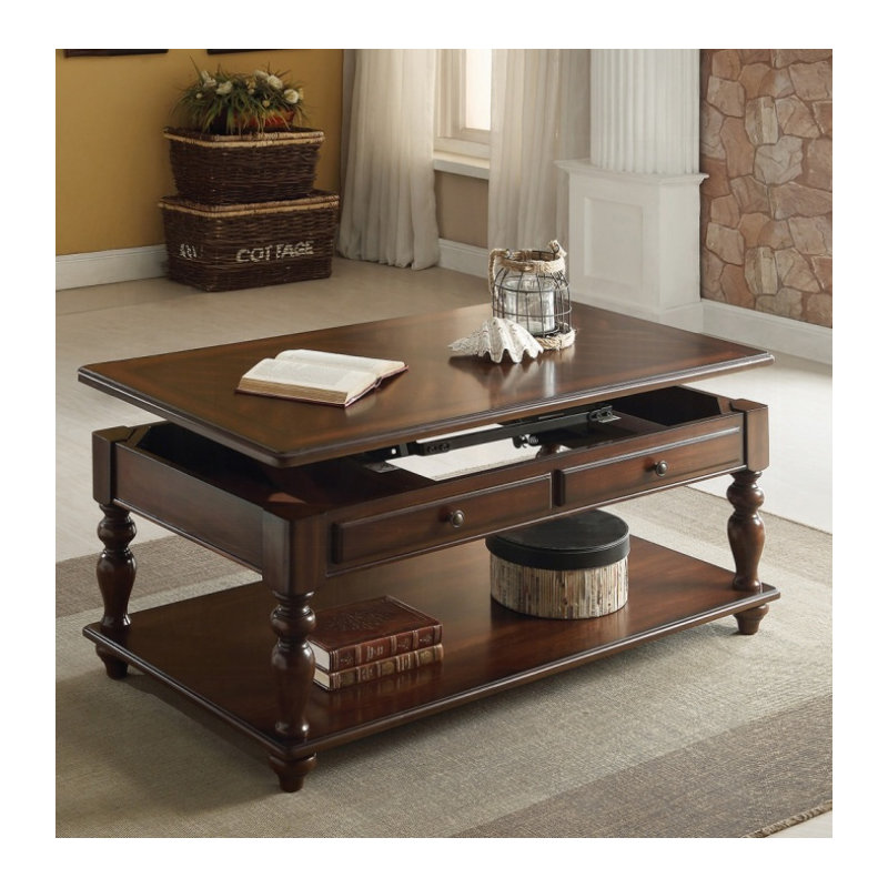 Table basse avec fini noyer Farrel