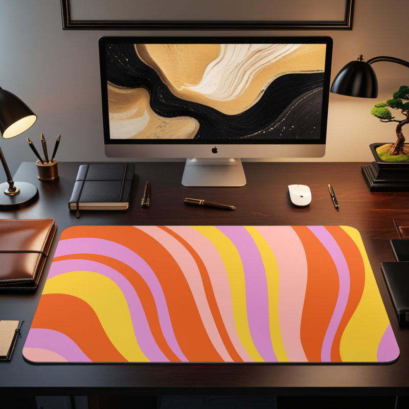 Polyester Desk Pad, 31.5x15.5