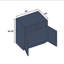 Base de meuble-lavabo à double porte SB42-93748262-93748259