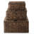 Casafield Water Hyacinth Rectangular Storage Baskets with Lids (Small, Medium, and Large)