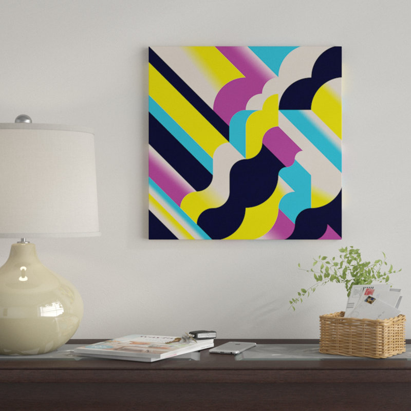 « tokyo », impression sur toile, H 48 po x l 48 po x P 1,5 po, Pas de tapis, Toile tendue
