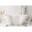 Baignoire de 67 pouces en blanc brillant avec garniture-105506258