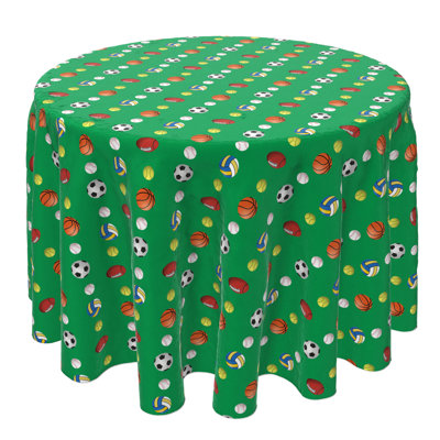 Round Cotton Twill Tablecloth