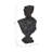 Boho Resin Polyresin Sculpture Decorative Bust Figurine in Classic Greek Style for Eclectic Global Inspired Home Decor-953953019