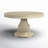 Dealmeida Round with Solid Wood Base Dining Table