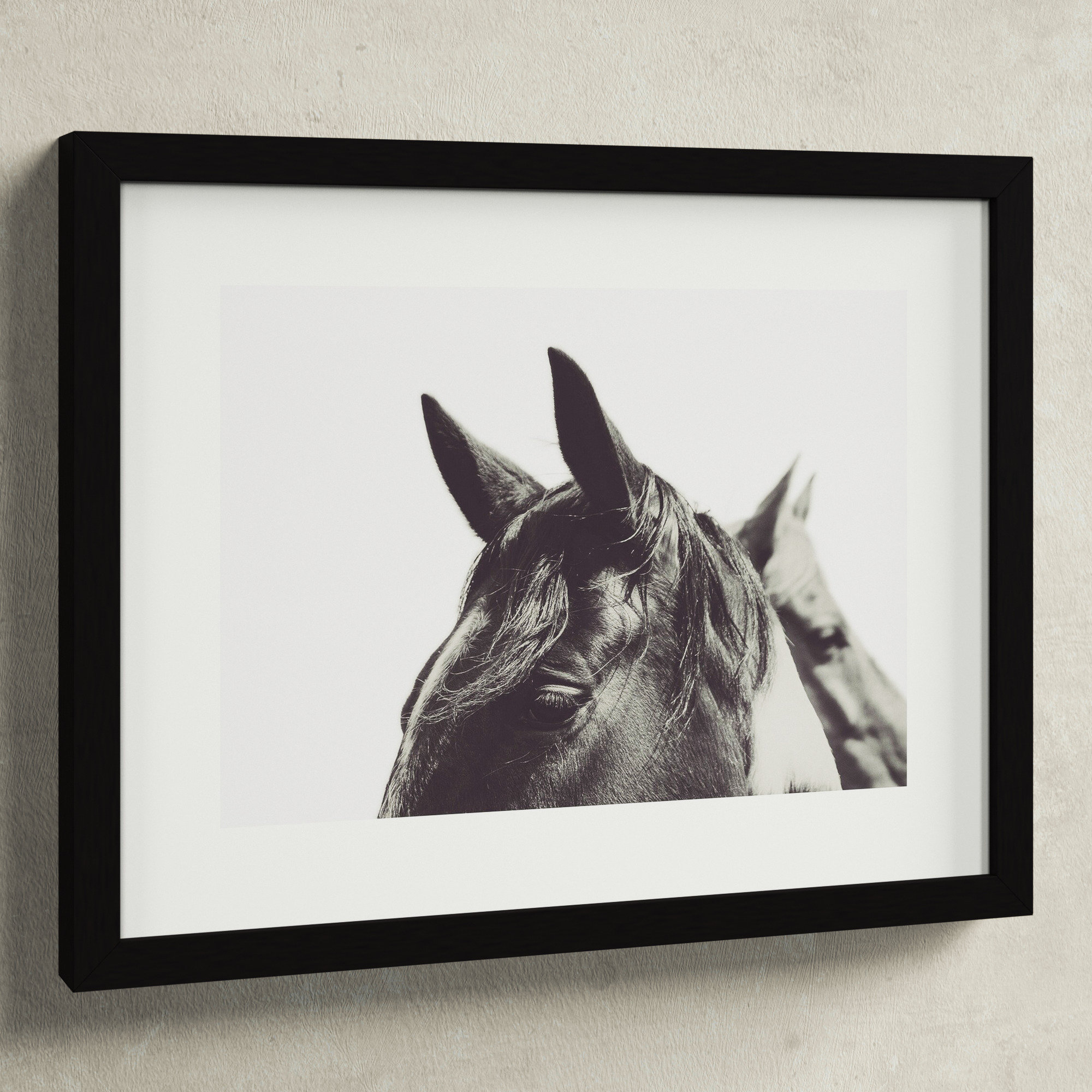 Partner by Emiko And Mark Franzen, Brown Framed Paper, 29" H x 41" W x 1.5" D