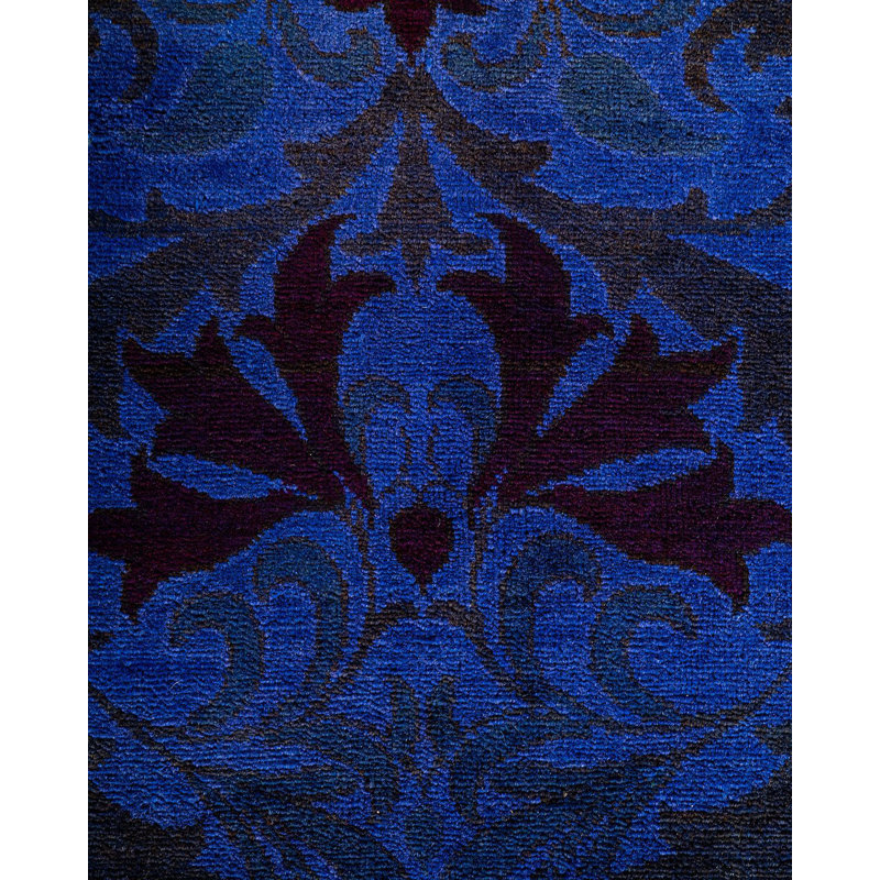 Hollandsworth One-of-a-Kind 12'3" X 9'3" New Age Wool Area Rug Purple