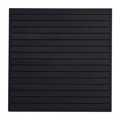 4 x 4 ft Slat Wall Paneling PVC Garage Slatwall with Modular Design