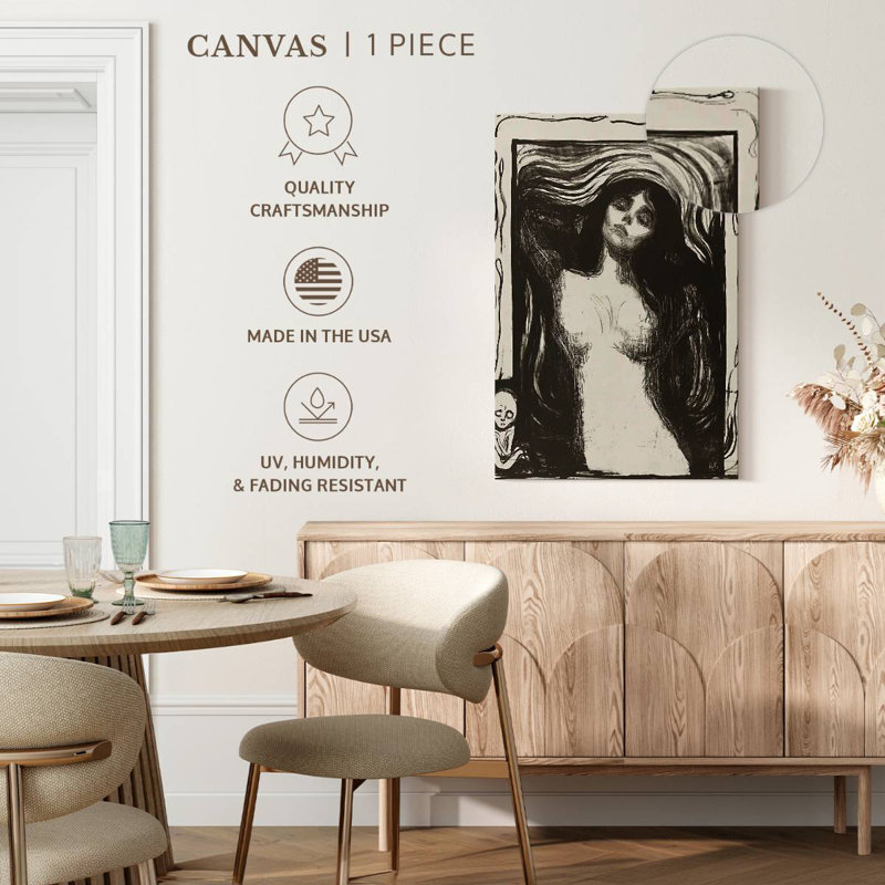 Leisha Madonna Liebendes Weib 1895, H 24 po x l 16 po