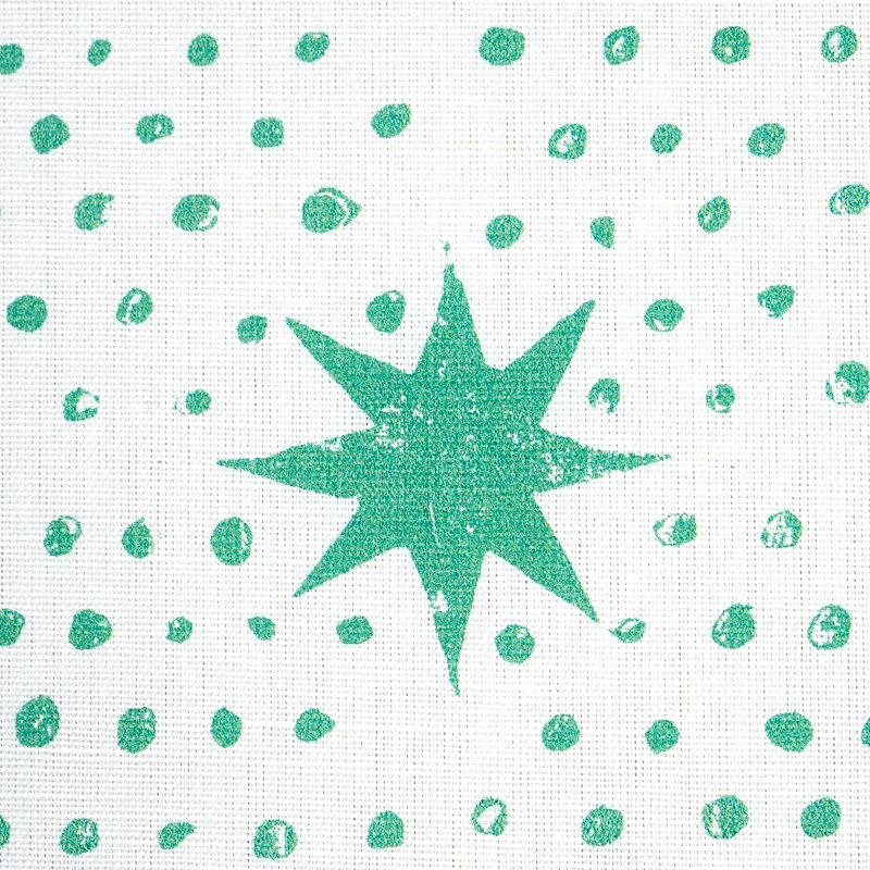Tissu à pois Schumacher x Molly Mahon, Verre de mer